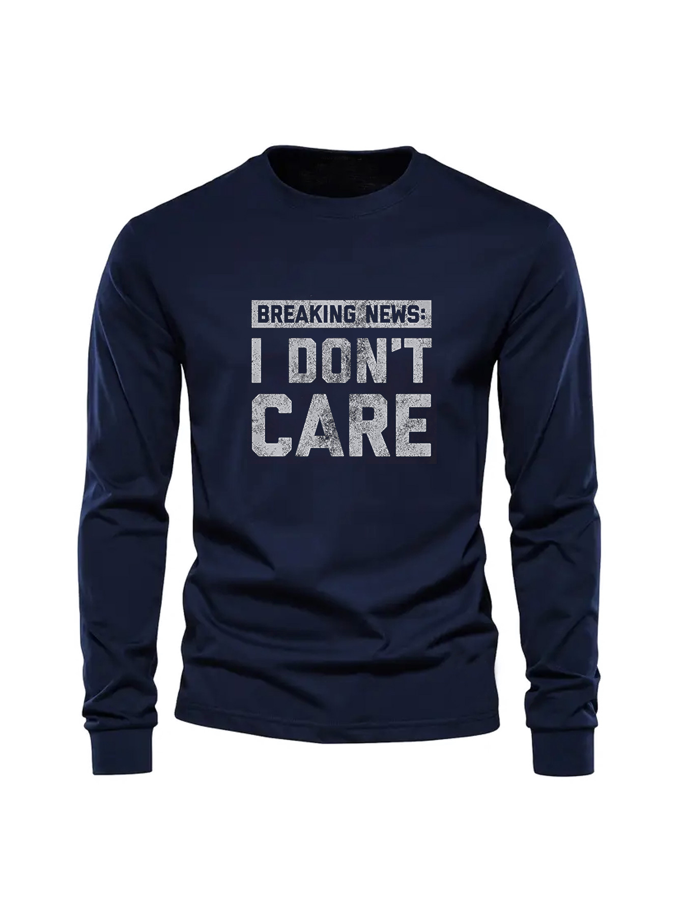 100% 면 남성용 크루넥 긴팔 티셔츠 루즈핏 플러스  - Undershirt Crew Neck 리뷰 및 가격