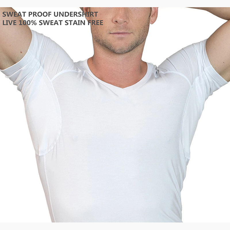 얼룩을 숨기세요 맞춤형 남성용 겨드랑이 건조하고 자신감 - Undershirt Crew Neck 리뷰 및 가격