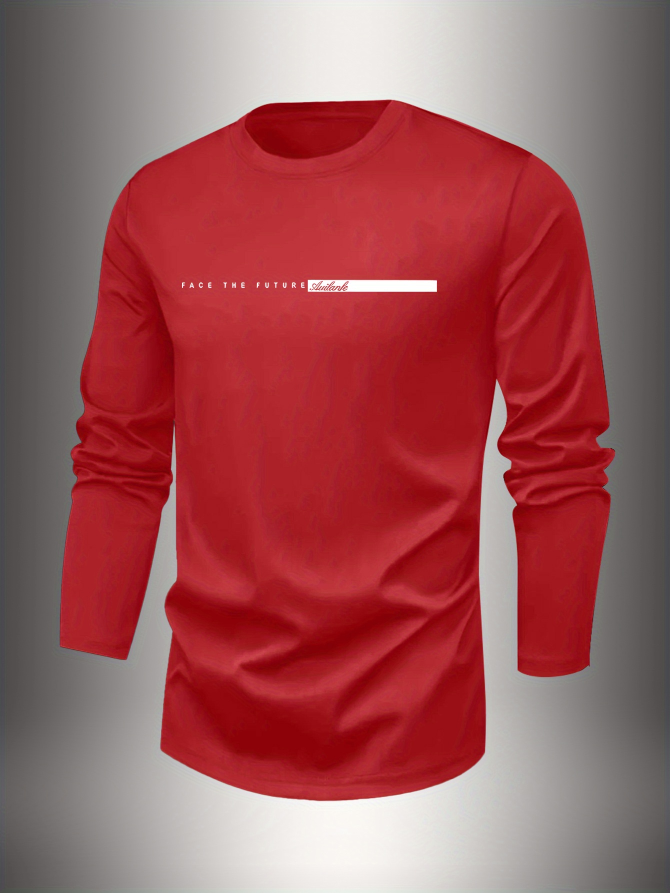 100% 면 남성용 크루넥 긴팔 티셔츠 루즈핏 플러스  - Undershirt Crew Neck 리뷰 및 가격